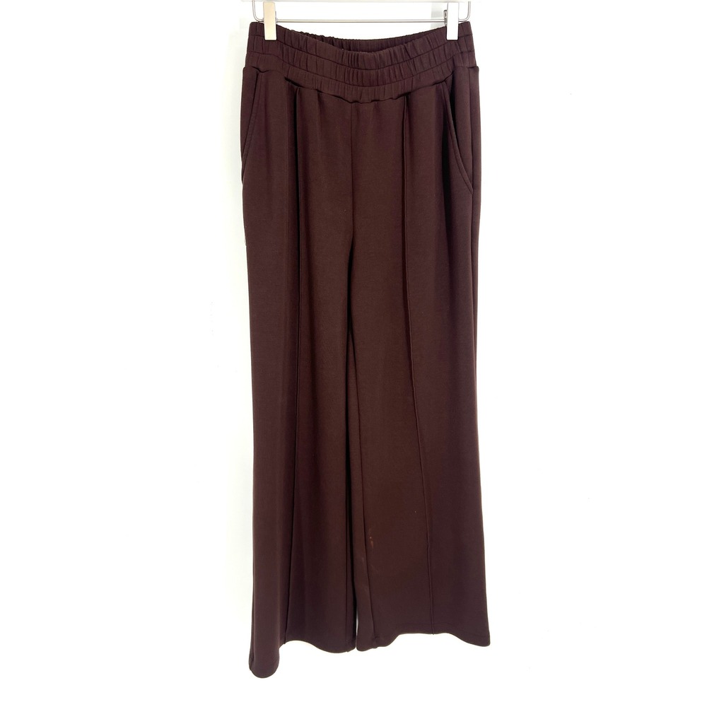 Varley DoubleSoft Wide Leg Pant 30 Brown VAR02105 Small